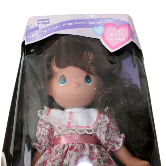 Precious Moments "Kathy"10" Vinyl  Doll 1995 Fully Poseable Rose Art   #11000 - Picture 7 of 7